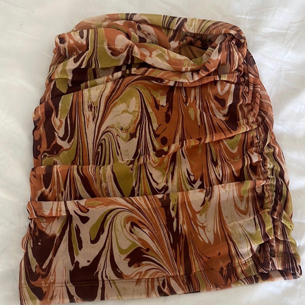 Urban outfitters mini marble skirt